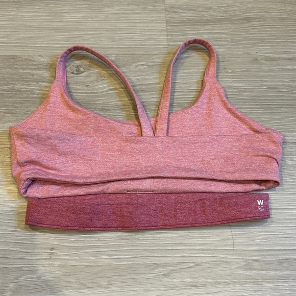 We Over Me Pink Balance Sports Bra - Small - Picture 2 of 4